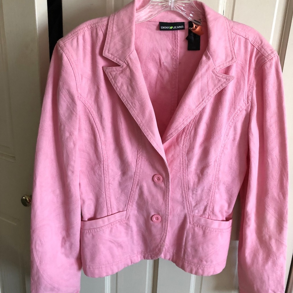 Pink Denim Jacket and Blouse - Picture 3 of 4